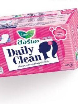 8851818544444 ลอรีเอะ เดลี่ คลีน พิงค์ซากุระ 40 ชิ้น