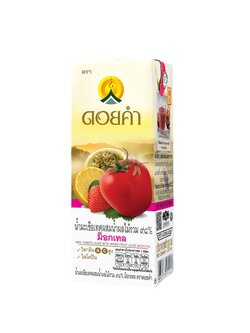 8850773510457 น้ำมะเขือเทศผสมน้ำผลไม้รวม ม็อกเทล ตรา ดอยคำ 200 มล.