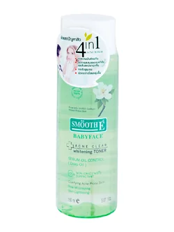 9300807054284 สมูท อี แอคเน่ เคลียร์ ไวท์เทนนิ่ง โทนเนอร์150มล.