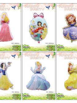 ลูกโปร่ง ลายเจ้าหญิงแสนสวย ลูกโป่งวันเกิด