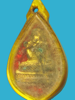 A5013 นางกวัก เลี่ยมพลาสติกเก่า ไม่ทราบที่และปีสร้าง 12