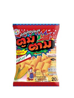8850375002015 ขนมข้าวโพดอบกรอบ ตูมตาม 91 กรัม