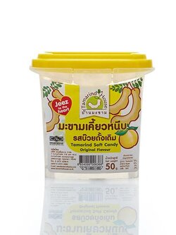 8854099006366 มะขามเคี้ยวหนึบ รสบ๊วยดั้งเดิม 50 กรัม