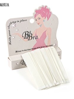 สติ๊กเกอร์เทปกาว แบบล่องหน เทปกันโป๊ เทปติดเสื้อ ยี่ห้อ Baber