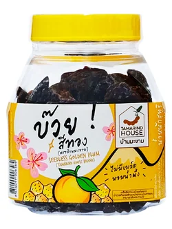 8854099006564 บ้านมะขาม บ๊วยสีทอง 90 ก.