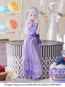 [ Figure แท้ ] Re:Zero Starting Life in Another World - Emilia Dressed Up Party Ver [ SEGA ]