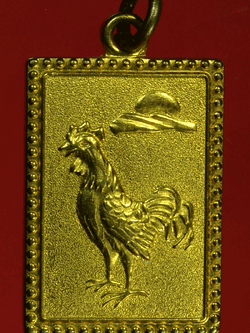 B2932 เหรียญประจำราศี ปีระกา กระหลั่ยทอง ของสะสม 16