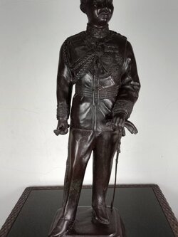 253.พระบรมรูปหล่อในหลวงรัชกาลที่5 พระบาทสมเด็จพระปรมินทรมหาจุฬาลงกรณ์ พระจุลจอมเกล้าเจ้าอยู่หัว ประทับยืน(องค์ใหญ่)