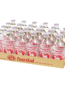 8850999220024 สิงห์โซดาขวดเล็ก 325ซีซี (แพค 24 ขวด)