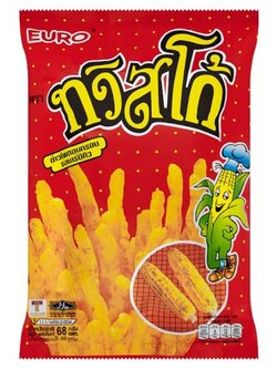 8850424001655 ข้าวโพดอบกรอบ ทวิสโก้ รส บาร์บีคิว 68 กรัม