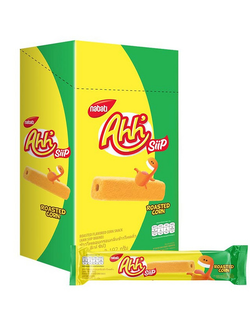 8993175554916 อ๊ะห์ ซิป ข้าวโพดอบกรอบกลิ่นข้าวโพดคั่ว 16 ก. แพ็ค 12