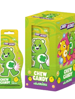 8858954207059 แคร์ แบร์ ชิว แคนดี้ กลิ่นเลม่อน ตราโอเค 16ก.