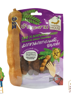 8854099006038 บ้านมะขาม 4รส มีเมล็ด รสดั้งเดิม90ก.