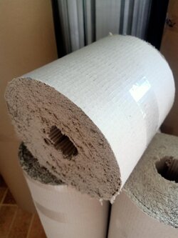 กระดาษลูกฟูก 2 ชั้น หน้ากว้าง 20 cm x 10 M