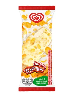 8851932465342 ท๊อปเทน มิลค์และคอร์นเฟลกส์ 59 ก.