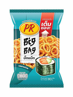 8855120003002 พีอาร์ ข้าวเกรียบรสสาหร่าย 80 กรัม