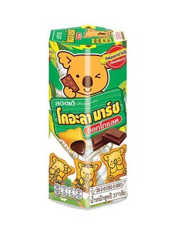 8852008300000 บิสกิตรูปแบบตัวการ์ตูนรูปโคอะลา ลอตเต้ ไส้ช็อกโกแลต โคอะลามาร์ช 37 กรัม