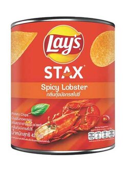 8850718816057 เลย์สแตคส์ รสกุ้งมังกรสไปซี่ 42ก. (กป)