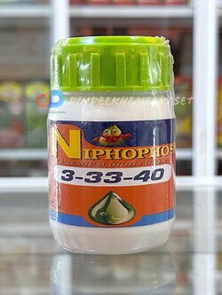 ปุ๋ยน้ำ 3-33-40 สูตรสั่งลูกใหญ่ ลูกสุกเร็วแก่เร็ว ขยายเนื้อ สร้างแป้ง ลูกสมบูรณ์ ขนาด 100 ซีซี