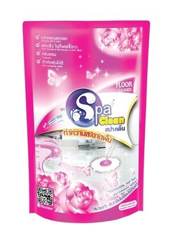 8858814202019 สปาคลีน น้ำยาถูพื้น กลิ่นโรแมนติกโรส(สีชมพู) 700มล.