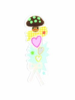 Goodnight Brown Mushroom Bookmark
