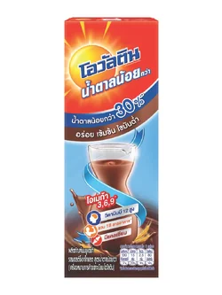 7612100057551 โอวัลติน รสมอลต์ช็อกโกแลต สูตรน้ำตาลน้อย 180 มล.