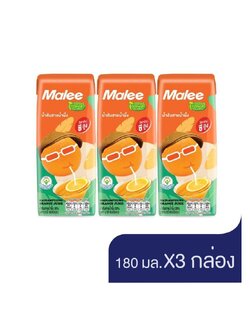 8853333017045 ทรอปิคอล น้ำส้มสายน้ำผึ้ง 20% 180มล. (แพค)
