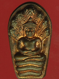 A389 พระปรกใบมะขามหลวงพ่อคูณ รุ่นอนุรักษ์ชาติ ลพบุรี ปี 2538 เนื้อทองแดง 38