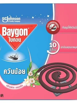 8850175071129 ไบกอนยาจุดกันยุงควันน้อยกลิ่นเฟรชบลอสซัม 10ขด