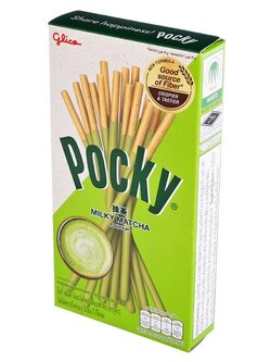 8851019010038 กลูลิโกะป๊อกกี้ มัจฉะชาเขียว 39g