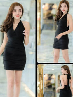 ชุดเดรส ผูกคอ ใส่เที่ยว ออกงานปาร์ตี้👗