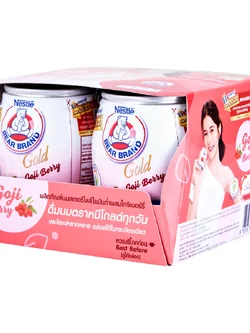 8858705606629 140ML หมีโกลด์ ไขมันต่ำผสมโกจิเบอร์รี่ (โอ่ง)