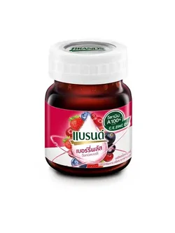 8852001128502 น้ำผลไม้สกัดเข้มข้น ตรา แบรนด์ สูตรเบอร์รี่พลัส 42 มล.