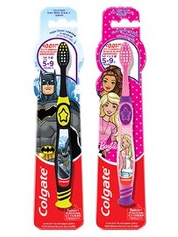 4710168714812 คลีนคอลเกตแปรงสีฟันเด็ก-สำหรับเด็ก5-9ปี(บาร์บี้ แบตแมน)