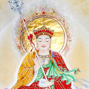 พระโพธิสัตว์กษิติครรภ์ : ผู้คุ้มครองโลก ผู้โปรดสัตว์ ที่ได้มีผู้คนนับถือมากมายทั่วโลก รองมาจากเจ้าแม่กวนอิม