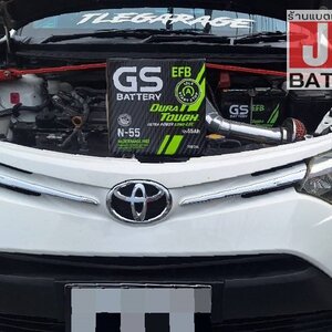 เปลี่ยนแบต Toyota Vios