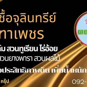 ร้านคฑาเพชรพาลุยสวนด้วยนวัตกรรมจุลินทรีย์