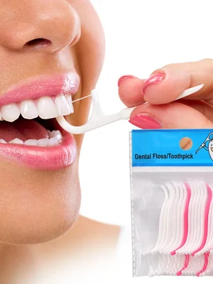 ไหมขัดฟัน แบบด้ามจับ แพ็คพกพา