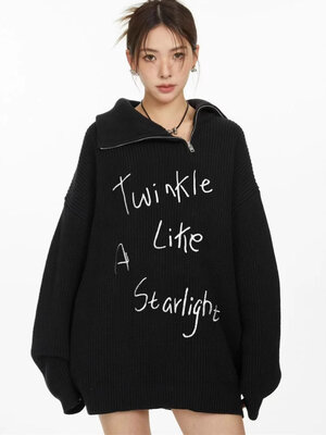 เสื้อแขนยาว ไหมพรม Over size รหัส A100 สินค้าพร้อมส่ในไทย