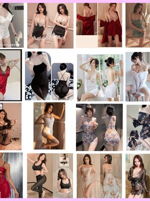 ชุดนอนเซ็กซี่ ชุดนอนซีทรู ชุดยั่ว / Sexy Nightwear / Sexy Sleepwear / Pajama Sets [Set.1]