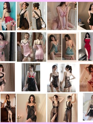 ชุดนอนเซ็กซี่ ชุดนอนซีทรู ชุดยั่ว / Sexy Nightwear / Sexy Sleepwear / Pajama Sets [Set.2]