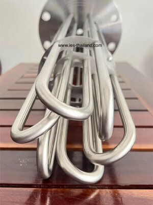 ฮีตเตอร์ต้มน้ำแบบหน้าแปลน วัตต์สูงความร้อนสูง