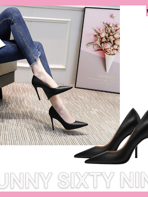 รองเท้าส้นสูง รองเท้าส้นเข็ม สูง 4 นิ้ว (SH001-8)