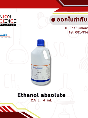 Ethanol absolute AR.(HDPE) 2.5L.#AR1380-P,RCI-Labs
