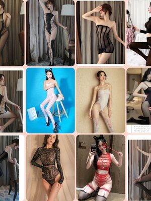 ชุดตาข่าย เซ็กซี่รัดรูป ชุดยั่ว ชุดถุงน่องซีทรู คอสเพลย์ / Body Stockings / Sexy / Tight Body