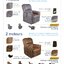 เก้าอี้ Relax แบรนด์อเมริกา Devilbiss Riser Recliners (2 มอเตอร์) ช่วยพยุงนั่งและปรับเอนนอนได้ รับประกัน 1 ปี