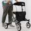 รุ่นใหม่ Nitro SL Rollator แบรนด์ Drive Medical (Debilbiss) วอล์คเกอร์ 4 ล้อ อุปกรณ์ช่วยพยุงเดิน อุปกรณ์ฝึกเดิน รับประกัน 2 ปี