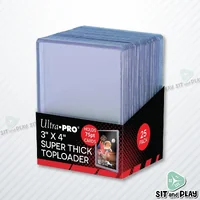 Ultra Pro - 3" x 4" Clear Toploader (แพ็คละ 25 ชิ้น) กรอบแข็ง ใส่การ์ด ขนาด Standard
