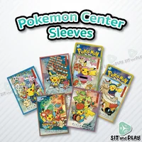 Pokemon Center - Sleeves (64 ซอง) ซองใส่การ์ดลายโปเกมอน ลิขสิทธิ์แท้ 100% (จากญี่ปุ่น)