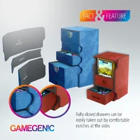 Gamegenic - Stronghold 200+ Convertible กล่องใส่การ์ด พรีเมี่ยม ใช้งานได้หลากหลาย ปรับเปลี่ยนสีได้